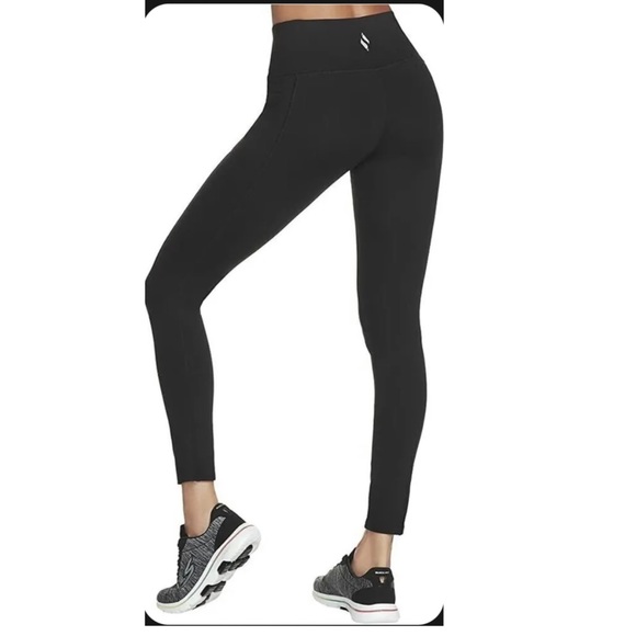 Skechers Women's Gowalk High Waisted Legging Black Size L - Picture 2 of 3
